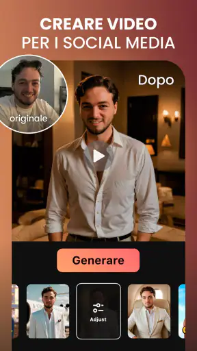 Hula - Generatore Video IA screenshot