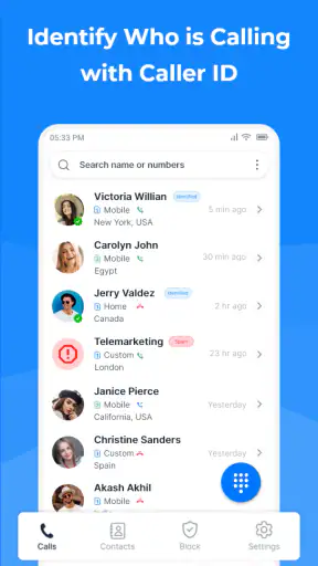 ID chiamante - Spam Blocker screenshot