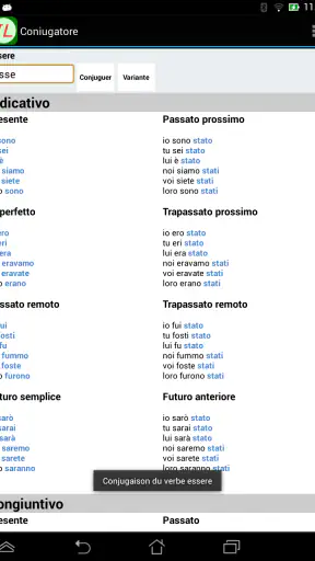 Il Coniugatore screenshot