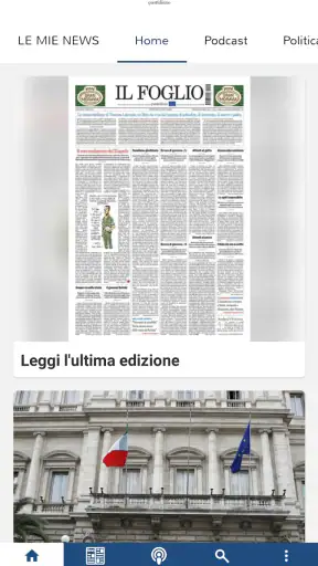 Il Foglio screenshot