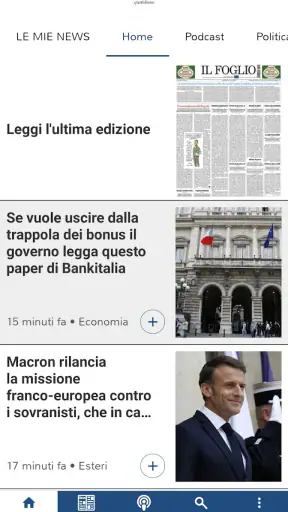 Il Foglio screenshot