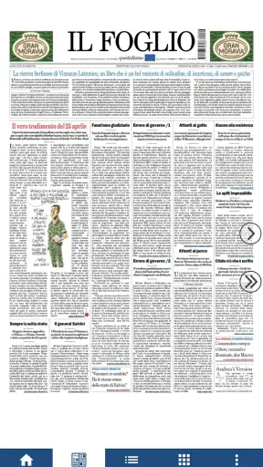 Il Foglio screenshot