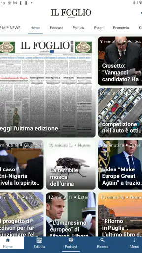Il Foglio screenshot