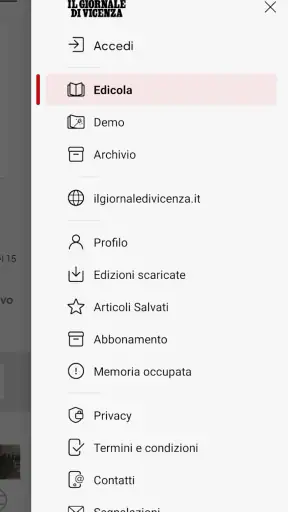Il Giornale di Vicenza Digital screenshot