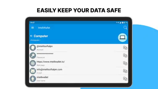 IntelliWallet Password Manager screenshot