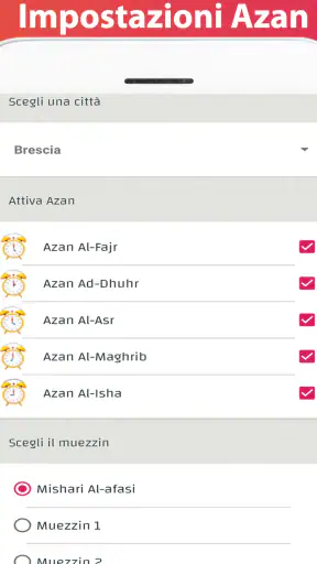 Italia Azan: Tempi di preghier screenshot