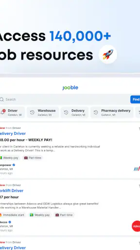 Jooble – Offerte di lavoro screenshot