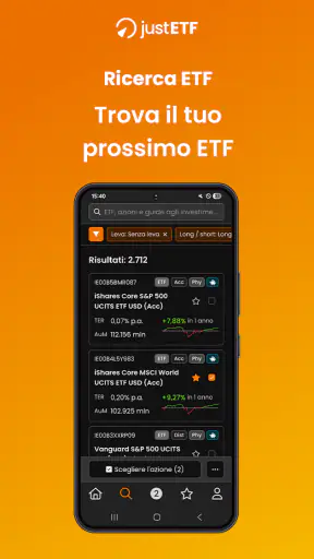 justETF screenshot
