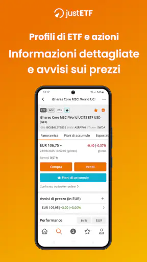 justETF screenshot