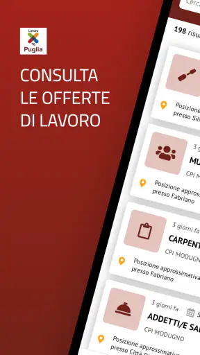 Lavoro per te Puglia screenshot