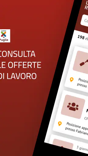 Lavoro per te Puglia screenshot