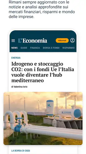 L'Economia Corriere della Sera screenshot