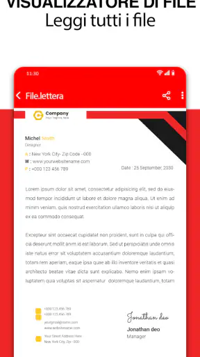 Lettore di tutti i documenti screenshot