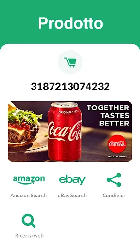 Lettore e scanner codici QR screenshot
