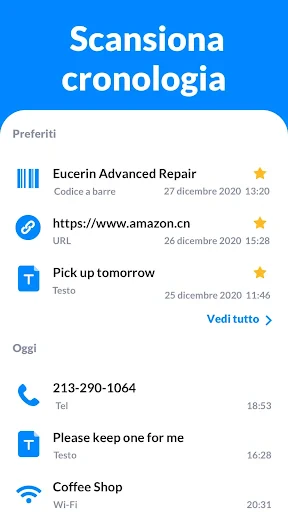 Lettore QR Code, Scan Barcode screenshot