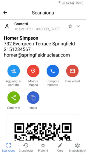 Lettore QR (Italiano) screenshot
