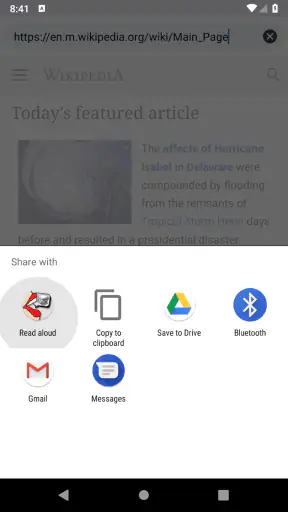 Lettore Vocale di testi screenshot