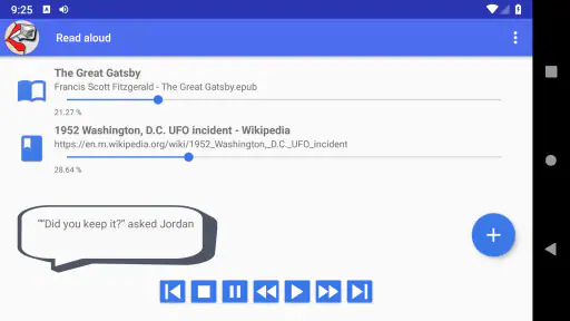 Lettore Vocale di testi screenshot