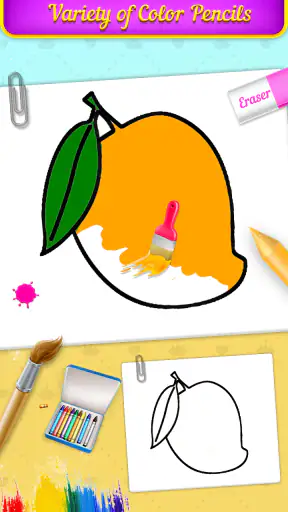 Libro da colorare di frutta screenshot