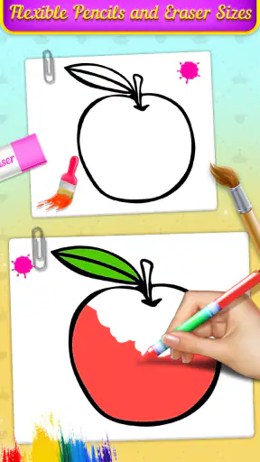 Libro da colorare di frutta screenshot