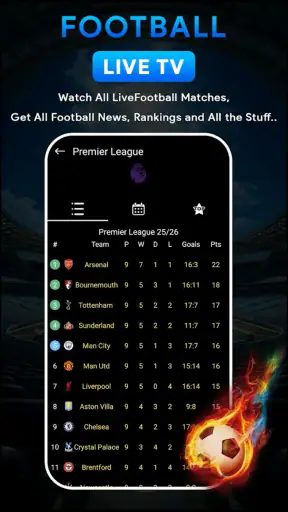 Live Football TV 2026 screenshot