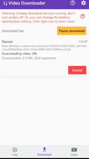 Lj Video Downloader (m3u8,mp4) screenshot