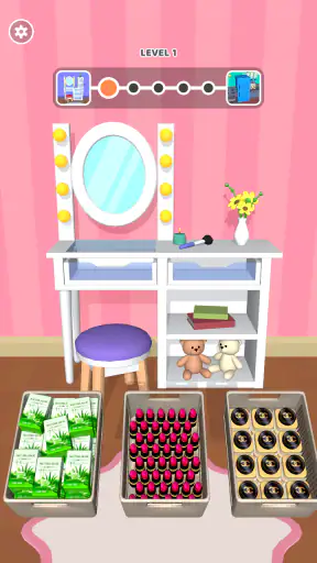 Makeup Organizer 3D screenshot