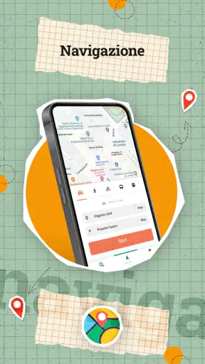Mappe offline - Pianificatore screenshot