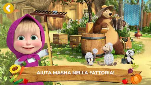 Masha e Orso: Giochi Fattoria screenshot