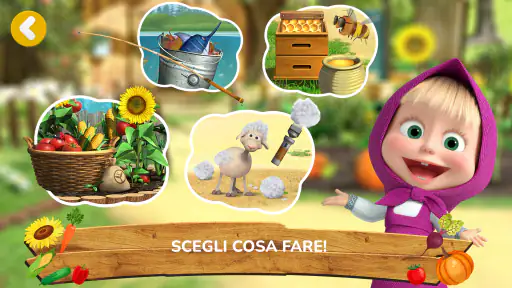 Masha e Orso: Giochi Fattoria screenshot