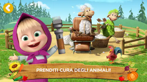 Masha e Orso: Giochi Fattoria screenshot