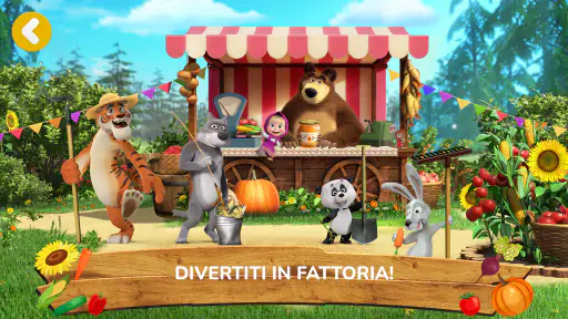 Masha e Orso: Giochi Fattoria screenshot