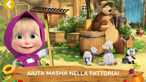 Masha e Orso: Giochi Fattoria screenshot