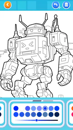 Mecha Color: Coloring Games screenshot