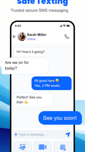 Messages: SMS, Messenger, Home screenshot