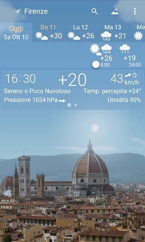 Meteo Accurato YoWindow screenshot