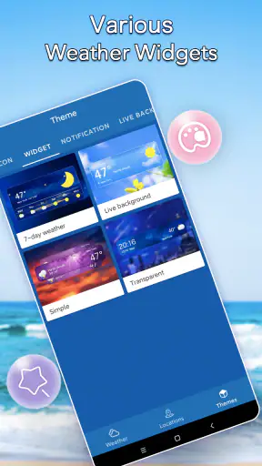 Meteo locale：Widget Previsioni screenshot