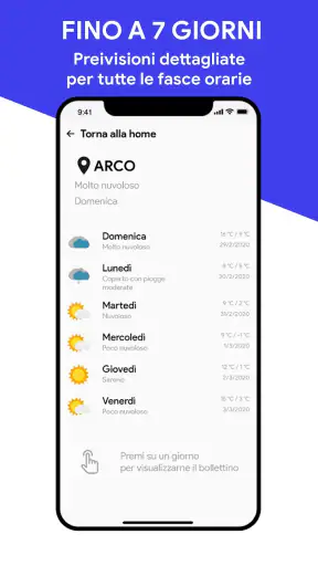 Meteo Trentino screenshot