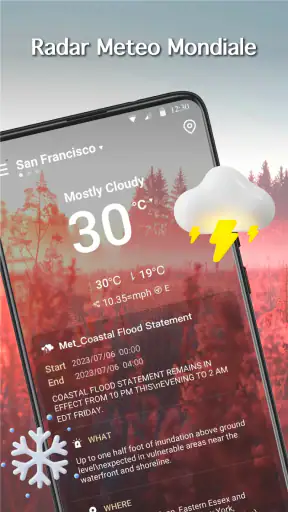 Monitor Meteo in Tempo Reale screenshot