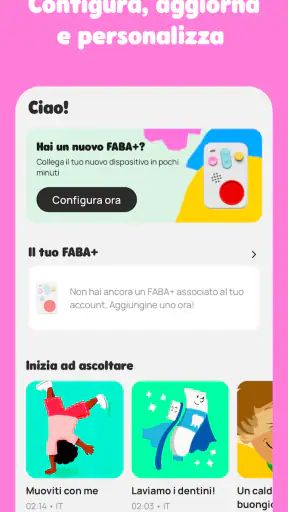 MyFaba – Il tuo Raccontastorie screenshot