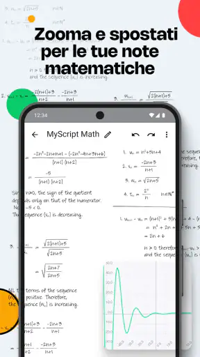 MyScript Math: calcola,traccia screenshot
