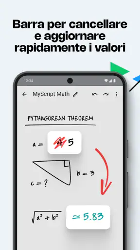 MyScript Math: calcola,traccia screenshot