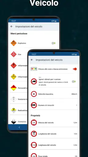 Navigazione camion CargoTour screenshot