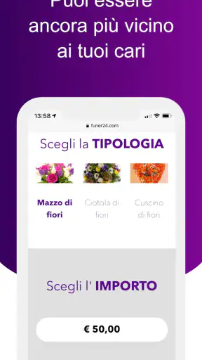 Necrologi24 screenshot
