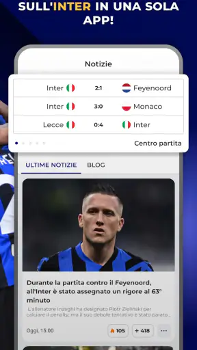 Nerazzurri Live: App di calcio screenshot