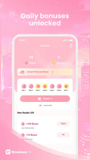 Noveloom screenshot