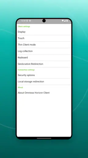 Omnissa Horizon Client screenshot