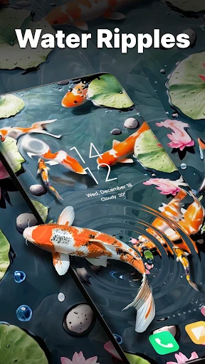 Ondulazione: sfondi animati 3D screenshot