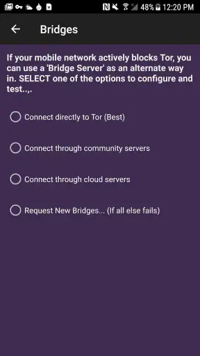Orbot: Tor per Android screenshot