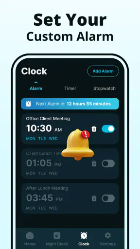 Orologio digitale - Sveglia screenshot